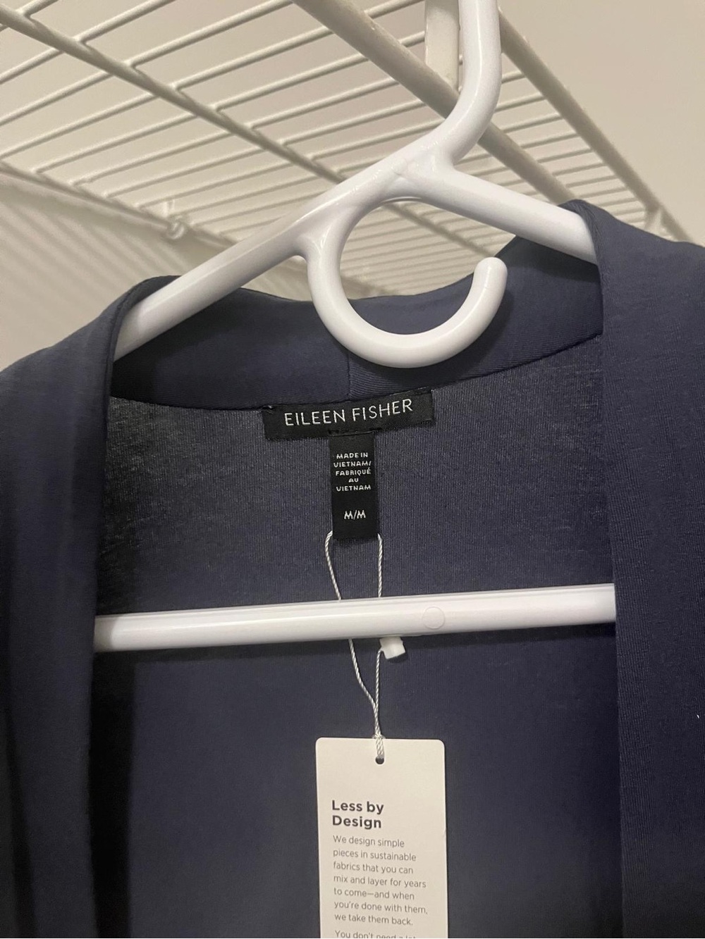 NWT Eileen Fisher Eileen Fisher Fine Jersey Elbow-Sleeve Jacket M - Picture 3 of 8